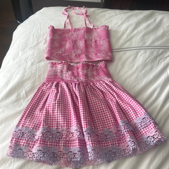 Peixoto Girls' Mariel Smocked Top & Skirt Set - Big Kid - size small - nwot - Picture 1 of 9